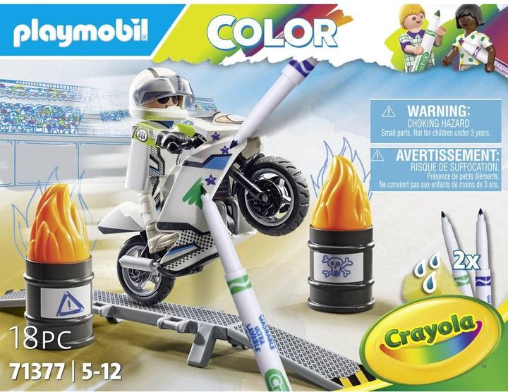 Image du produit Playmobil Couleur : Motocross Moto (71377)