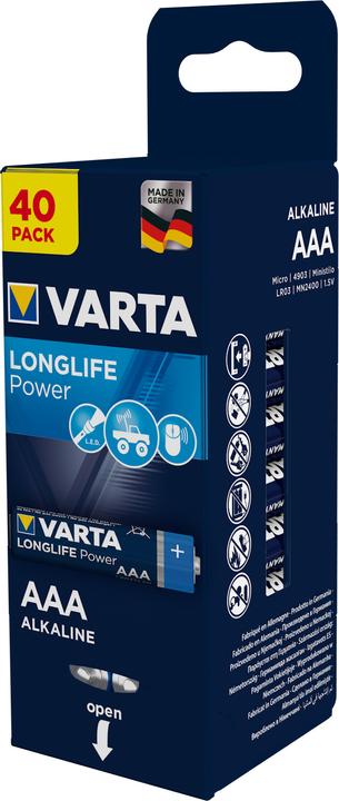 Varta Longlife Power (40 pz., AAA, 1200 mAh)
