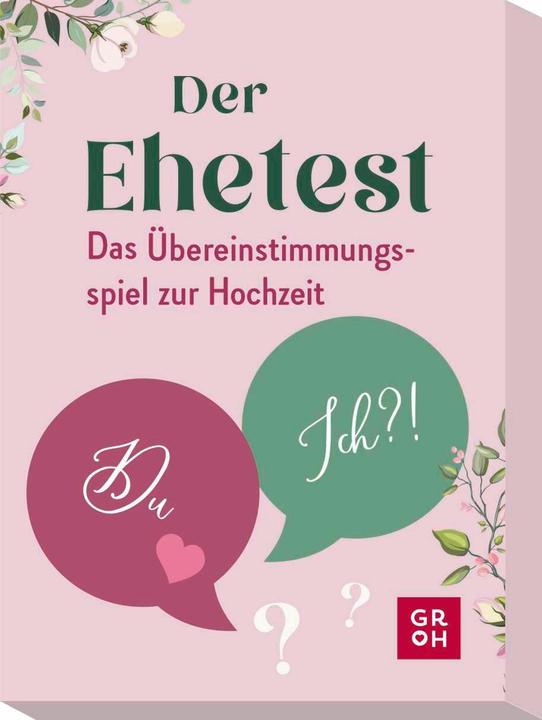 Produktbild Der Ehetest (Deutsch)