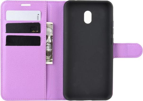 Actual product image MU Classic Litchi Leather Bookcover Series (Xiaomi Redmi 8A)