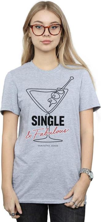 Image du produit Sex and the City - T-shirt SINGLE AND FABULOUS - Femme (XXL)