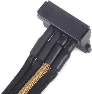 Produktbild Silverstone 4-Pol-Molex zu 4x SATA Kabel