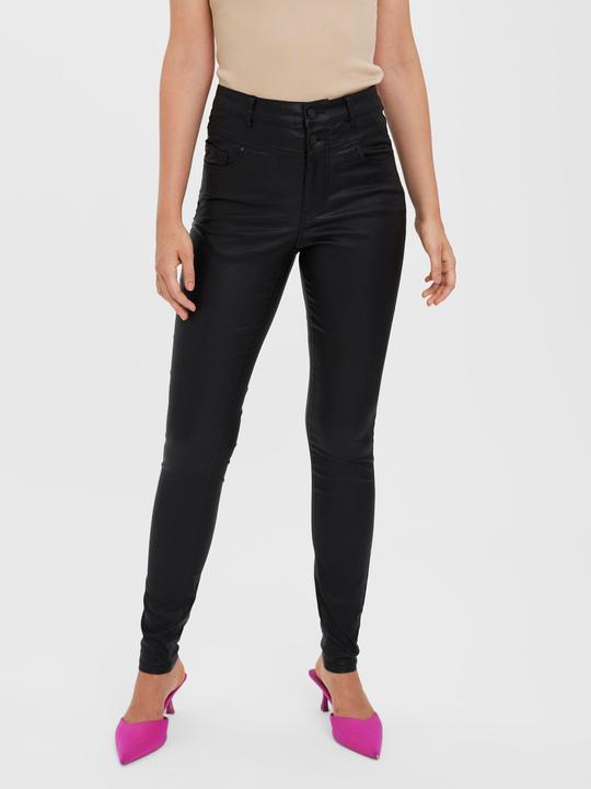Actual product image Vero Moda VMSOPHIA Coated High Waist Skinny Fit Jeans (30)