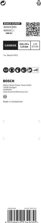 Productafbeelding Bosch Professional Zubehör Expert 'Tough Wood' S 1142 KHM reciprozaagblad, 1 stuk