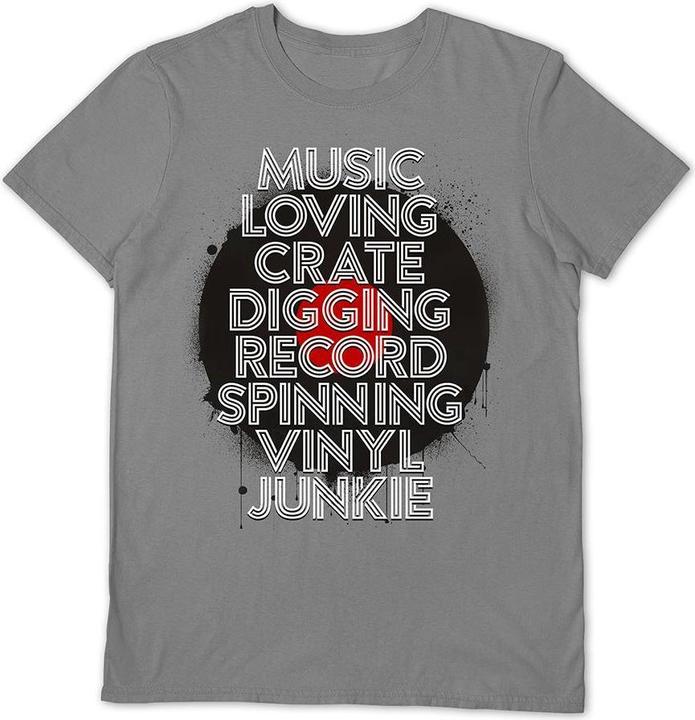 Actual product image Pyramid Music Loving Crate Digging Tshirt (L)