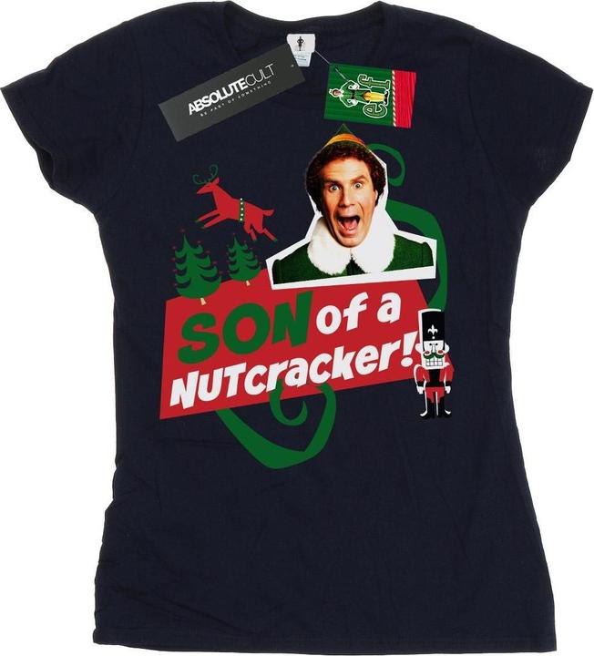 Immagine prodotto Elf Son Of A Nutcracker Maglietta Donna (XXL)
