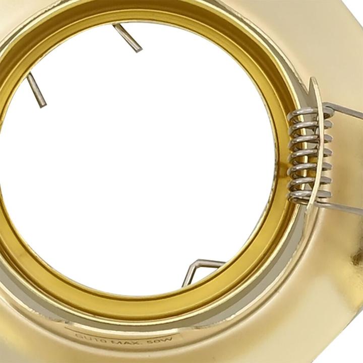 Image du produit VidaXL Lampen Set von 12 Gold Metall, Kunststoff 9 cm Leichtes Gewicht (GU10)