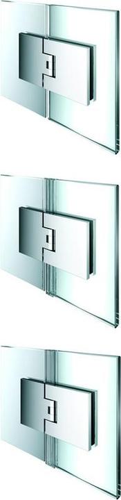 Actual product image Pauli+Sohn Shower swing door hinges FLAMEA+ 8132
