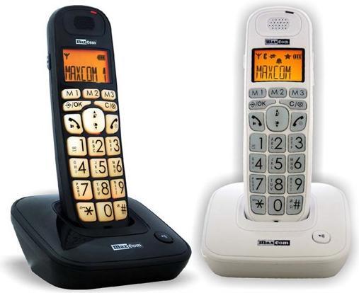 Actual product image Maxcom MC 6800 Deskphone Black