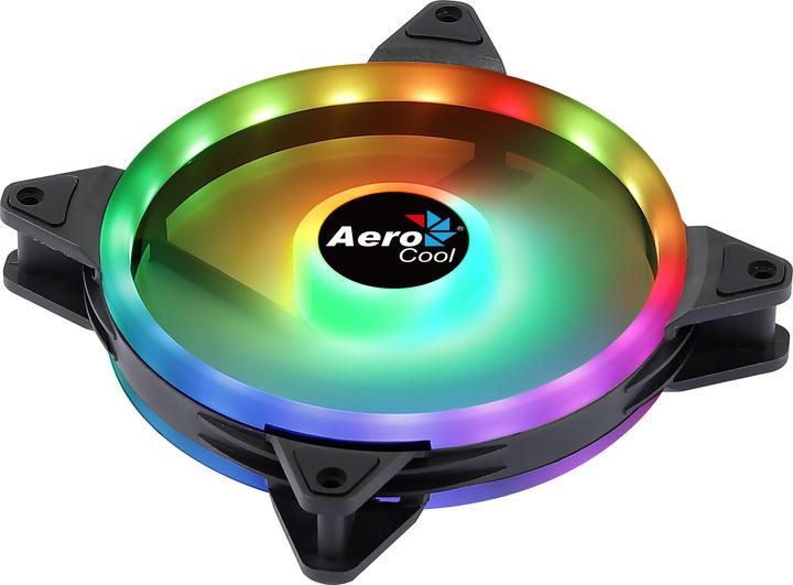 Produktbild AeroCool Duo 14 Computergehäuse Ventilator 14 cm Schwarz (140 mm, 1 x)