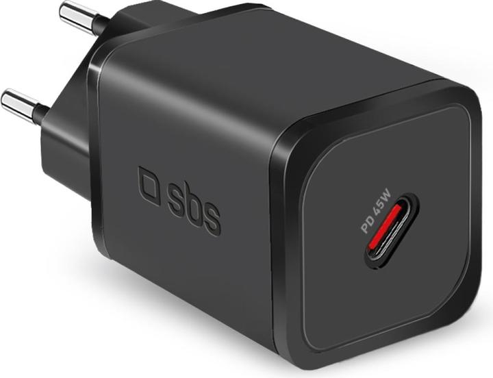 Actual product image SBS Charger GaN USB-C PD 45W black (45 W)