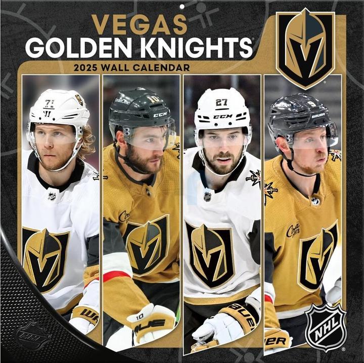 Produktbild NHL - Vegas Golden Knights - 30.5 x 30.5 cm Team Wandkalender 2025 (30.5 x 30.5 cm, Französisch, Italienisch, Spanisch, Deutsch, Englisch)