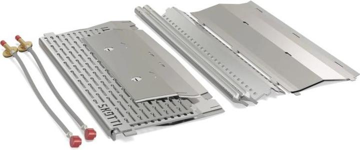 Immagine prodotto Skotti Max Grill - Barbecue a gas aperto con spiedini a portata di mano (32 cm)