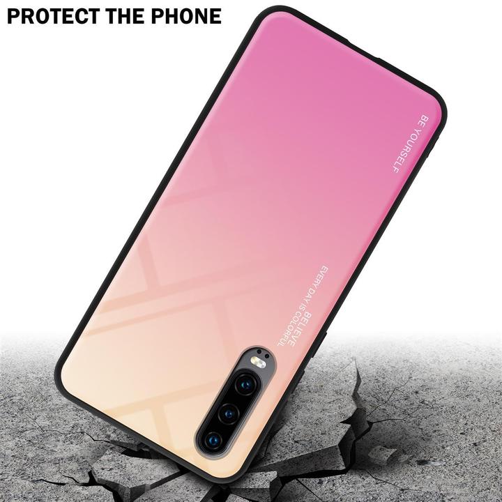 Actual product image Cadorabo TPU 2 colors glass cover (Huawei P30)
