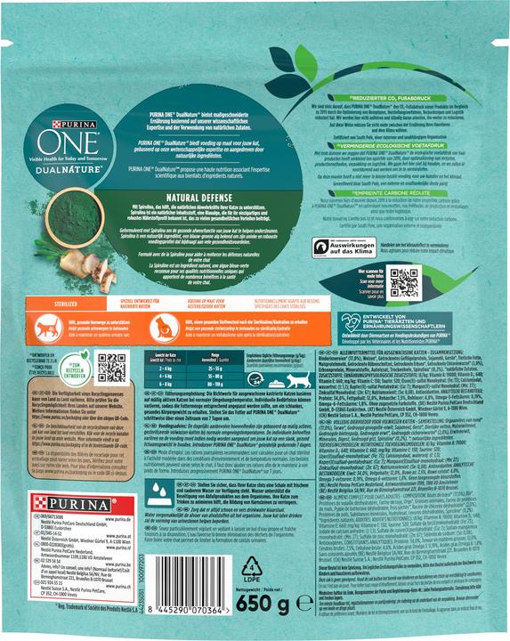 Actual product image Purina ONE 8445290070364 (Adult, 1 pcs., 670 g)