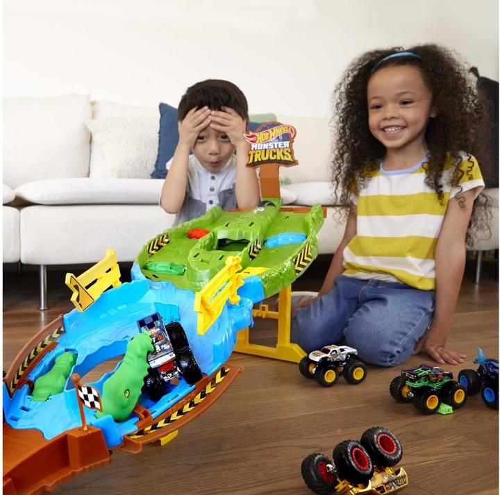 Actual product image Hot Wheels Monster Trucks Competition Race Track