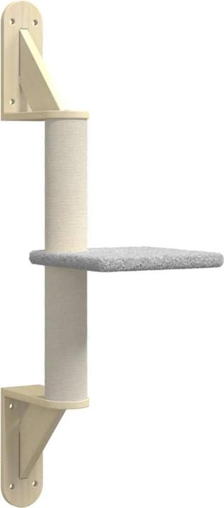 Immagine prodotto VidaXL Graffiatoio con tiragraffi a parete 85,5 cm (85.50 cm, Grigio chiaro)