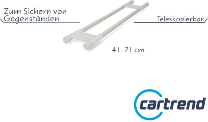 Produktbild Cartrend Verriegelungsstangen 41 - 71 cm