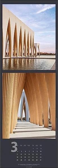 Produktbild Architecture XXL Kalender 2024 (34 x 98 cm, Deutsch)
