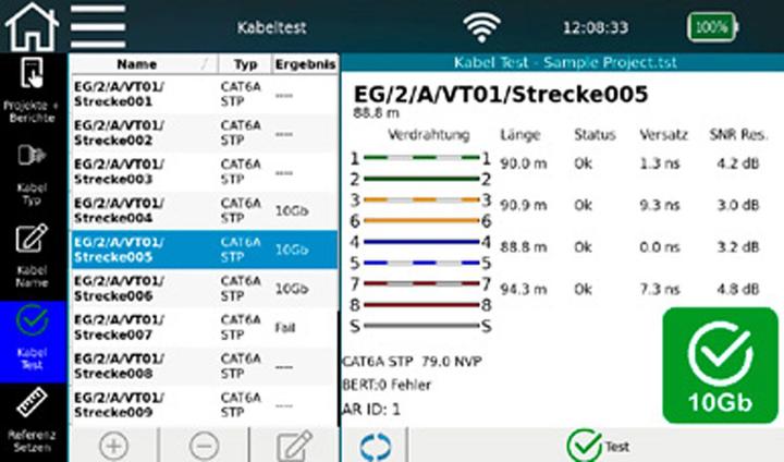 Actual product image Softing NetXpert XG2 10G Network/Cabling Qualifier