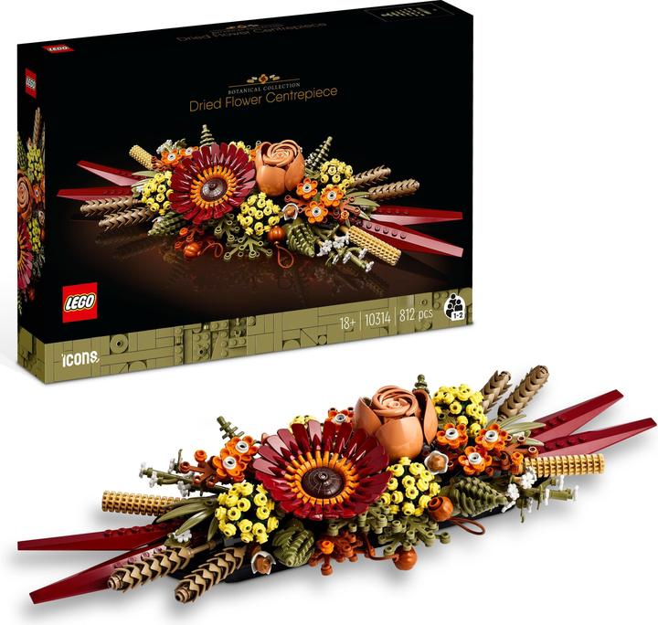 Produktbild LEGO Trockenblumengesteck (10314, LEGO Icons, LEGO Botanical)