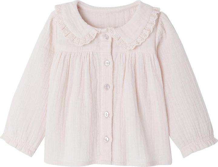 Immagine prodotto Vertbaudet Baby Bluse mit Bubikragen, Baumwollmusselin (80)