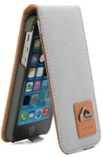 Produktbild Proporta Quiksilver Canvas Flip Case für iPhone 5/5S/SE Grau (Apple iPhone 5, Apple iPhone 5s)