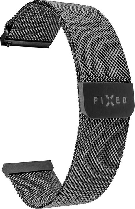 Immagine prodotto Fixed Maglia in metallo rem til Smartwatch Universal 22 mm Sort (22 mm, Acciaio inossidabile, Garmin vivoactive 4, Huawei Watch GT, Huawei Watch 2 Classic, Honor Watch Magic)