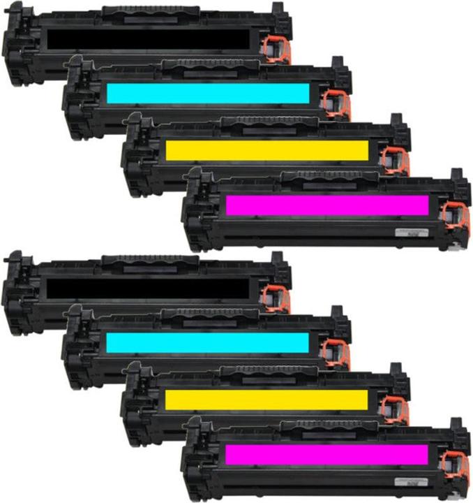Actual product image Hermex Compatible toner for 400 M475dw (M, FC, Y, C)