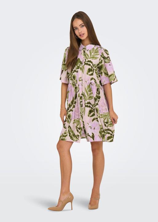 Produktbild JdY Normal geschnitten U-Ausschnitt Voluminöser Armschnitt Kurzes Kleid Kleid (M)