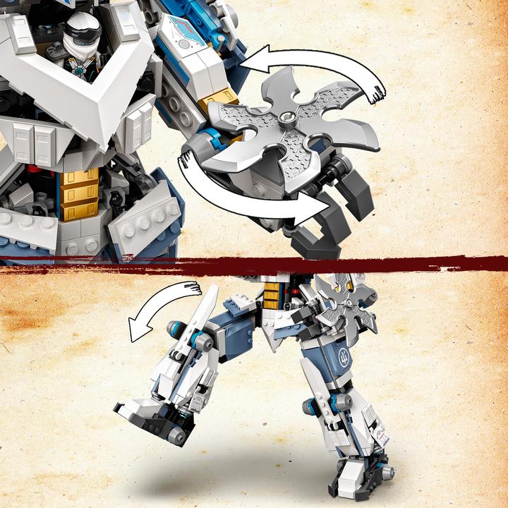 Produktbild LEGO Zanes Titan-Mech (71738, LEGO Ninjago)