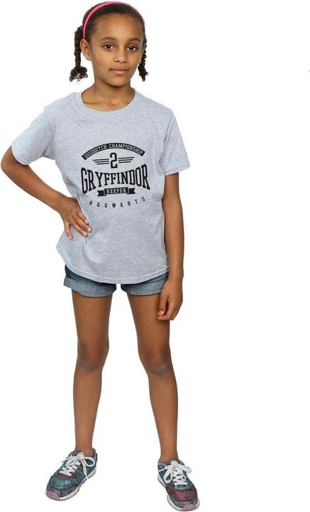 Actual product image Girls Gryffindor Keeper Cotton T-Shirt (116)