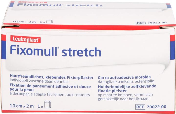 Actual product image BSN Fixomull stretch 10 cm x 2 m adhesive fleece for full-surface dressing fixation, 1 plaster (1 x)