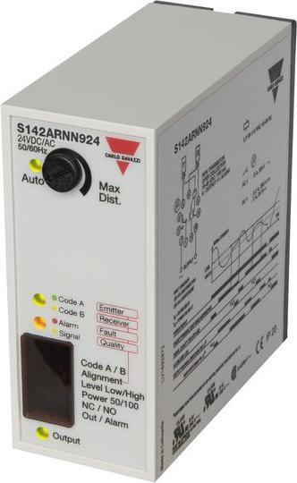 Produktbild Carlo Gavazzi Verstärker für optische Sensoren 2 x NPN 20ms 27.6V 100mA IP20 S142A (Sensor)