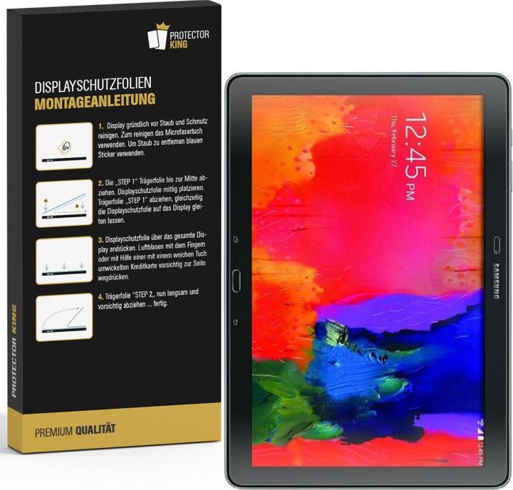 Produktbild Protectorking 6x Panzerfolie Anti-Shock matt entspiegelt (6 Stück, Galaxy Note Pro 12.2)