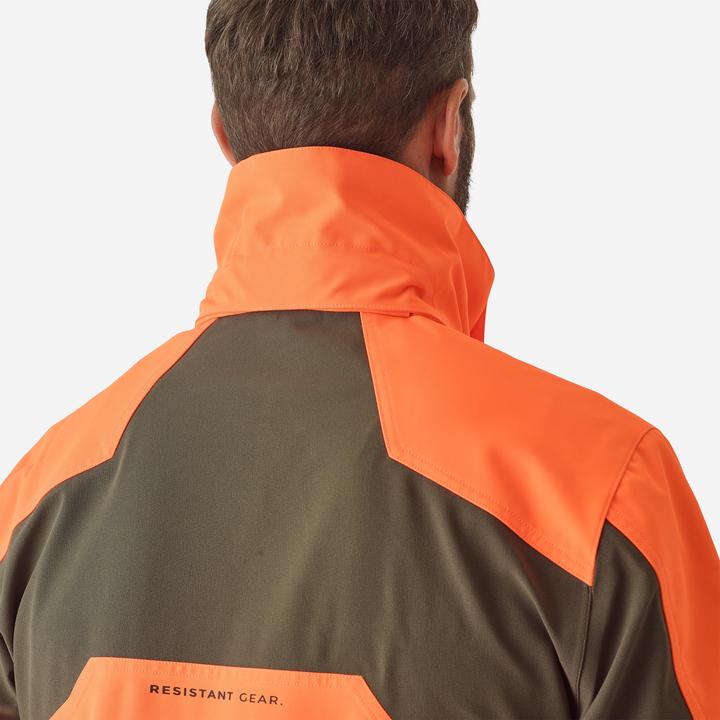 Image du produit Solognac Veste de chasse imperméable Renfort 900 orange (M)