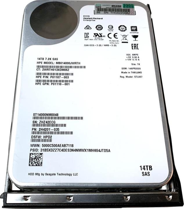 Produktbild HPE 14TB SAS Hard Drive - (14 TB, 3.5")