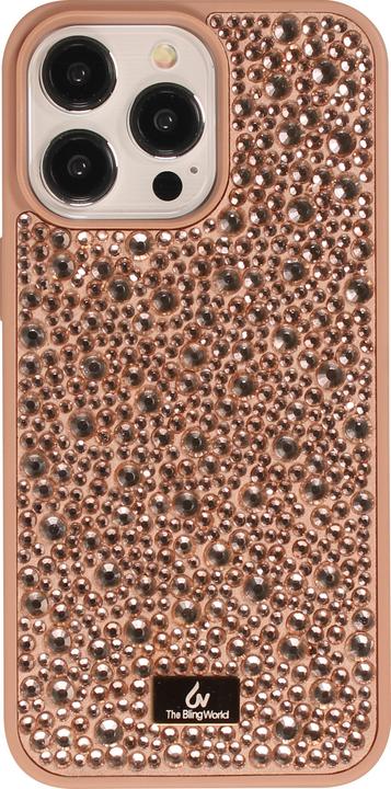 Produktbild PhoneLook Hülle Glitzer Diamant The Bling World gold (Apple iPhone 15 Pro)