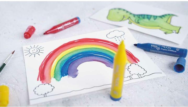 Immagine prodotto Mucki Scatola del gioco dei colori Creiamo colori con acqua e penne (Blu, Rosso, Giallo, Multicolore)