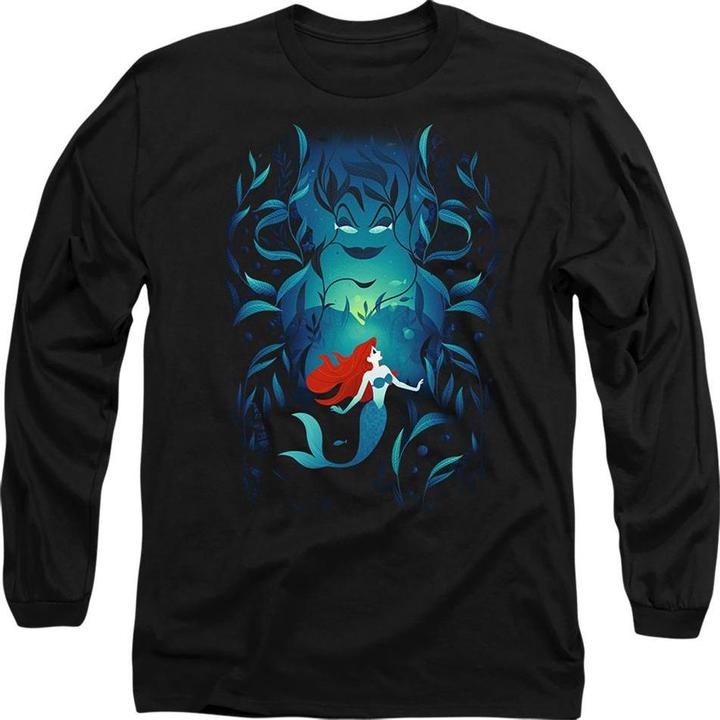 Actual product image The Little Mermaid Unisex Adult Ursula & Ariel T-Shirt (M)