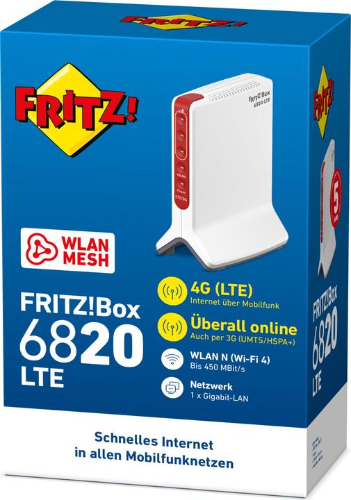 Actual product image AVM FRITZ Box 6820 LTE v4