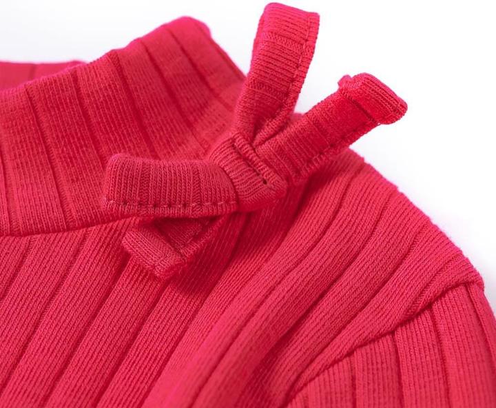 Produktbild VidaXL Kinder-Langarmshirt Knallrosa 92,Material: 95 % Baumwolle. 5 (92)