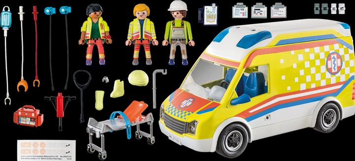 Image du produit Playmobil Ambulance avec son et lumière (71202, Playmobil City Life)