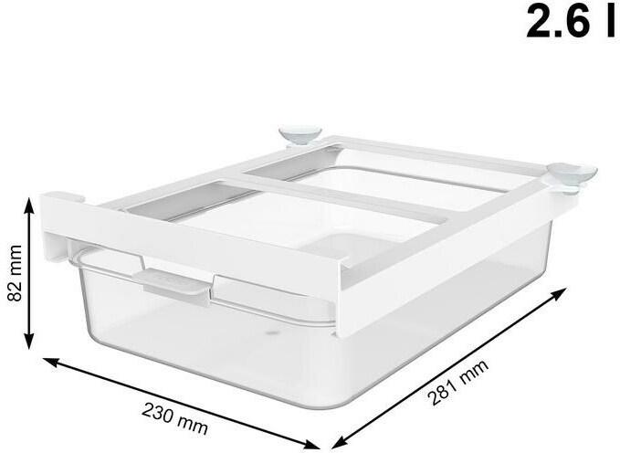 Image du produit Rotho Organiseur de réfrigérateur Cauma 2.6 l