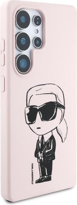 Produktbild Karl Lagerfeld Silicone Graffiti Ikonik Printed Logo MagSafe Case for Samsung Galaxy S25 Ultra - Pin (Samsung Galaxy S25 Ultra)