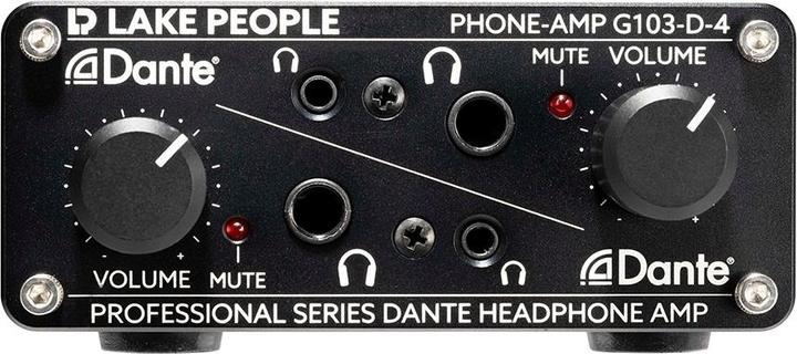 Actual product image Lake People Phone-Amp G103-D4 Dante (gain switch)
