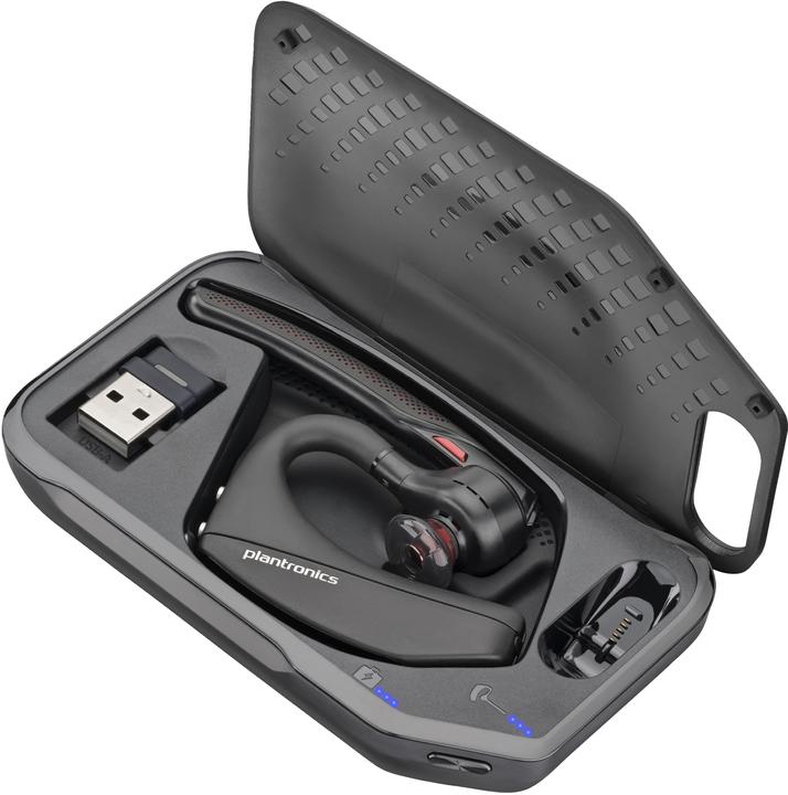 Produktbild Poly Voyager 5200 UC Headset + USB-A-an-Micro-USB-Kabel + BT700 Dongle (Kabellos, USB-A)