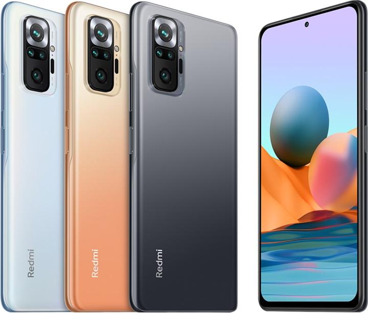 Actual product image Xiaomi Redmi Note 10 Pro (128 GB, Onyx Gray, 6.67", Dual SIM, 108 Mpx, 4G)