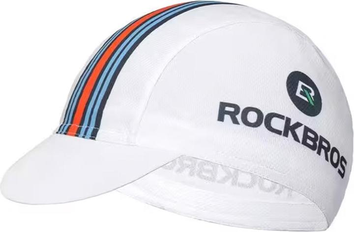Rockbros MZ10022 cycling cap with a peak - white (One Size)