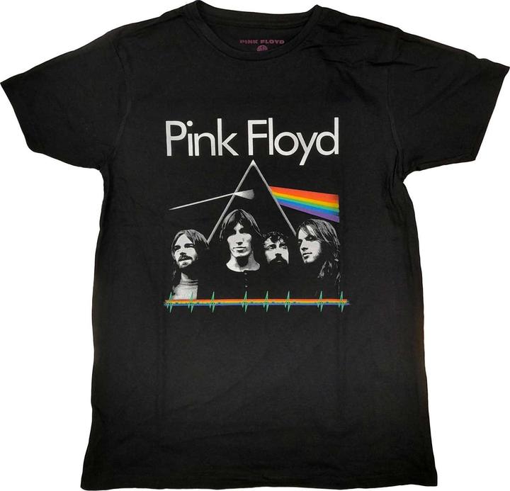 Actual product image Music Brand Dark Side Of The Moon Band & Pulse TShirt (S)